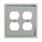 Amerelle Amerelle Century Polished Chrome 2 gang Stamped Steel Duplex Wall Plate 1 pk 161DD - alternate 1